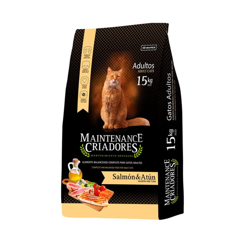 Maintenance-Criadores-Gatos-Adulto-Salmon-amp-Atun-15Kg-7798088564141 Maintenance Criadores Gatos Adulto Salmón & Atún 15Kg - Imagen 1