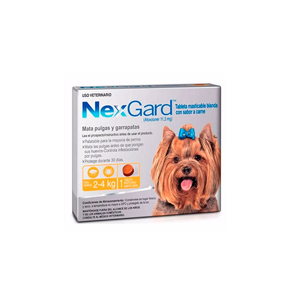 NexGard-Perros-De-2-a-4kg-7809599501461 NexGard Perros De 2 a 4kg - Imagen 1