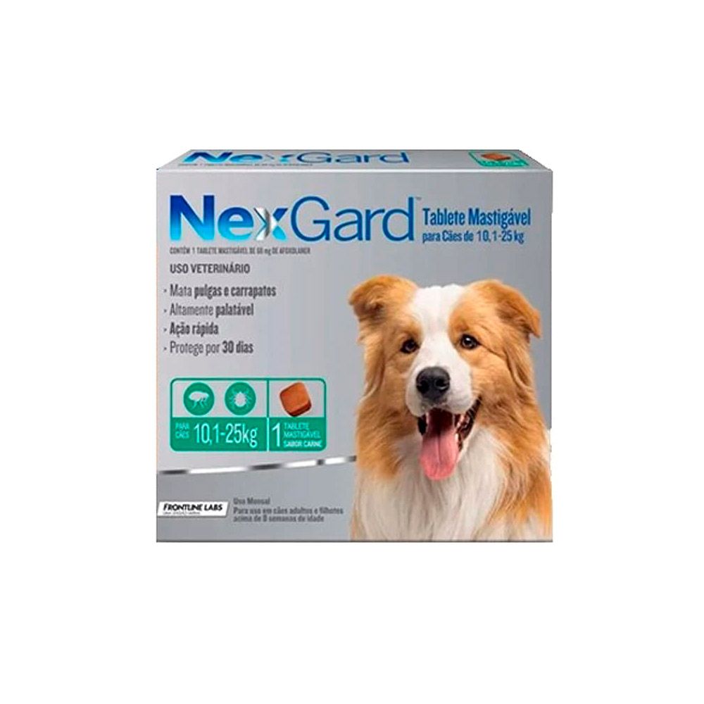 Nexgard-Perro-10-a-25Kg-7809599501515 Nexgard Perro 10 a 25Kg - Imagen 1