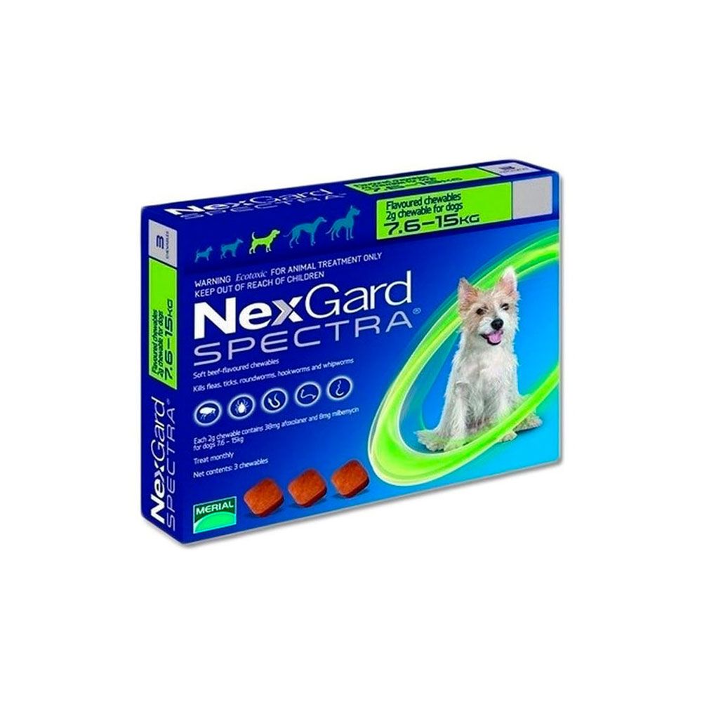 Nexgard-Spectra-Perros-De-7-6-a-15Kg-7809599501928 Nexgard Spectra Perros De 7.6 a 15Kg - Imagen 1