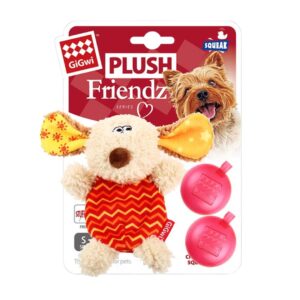 JUGUETE PLUSH FRIENDZ DOG CON SQUAKER GIGWI