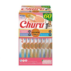 Churu Box Gato Variedades de Salmón 60 Unidades