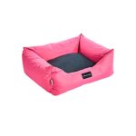 Sofá Premium Dreamaway Boston Fucsia Con Gris L
