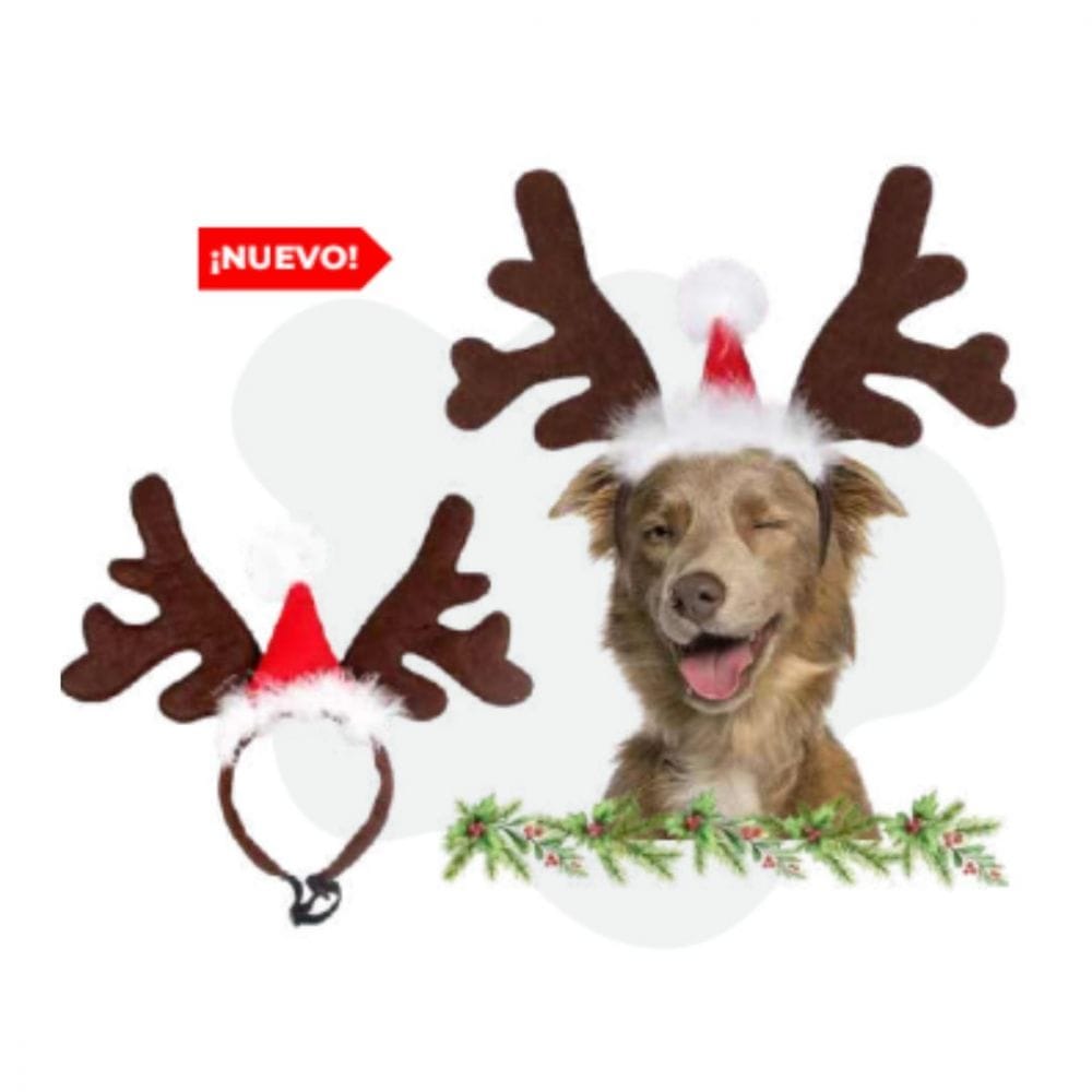 CINTILLO RENO NAVIDEÑO AJUSTABLE 32X28CM CINTILLO RENO NAVIDEÑO AJUSTABLE 32X28CM
