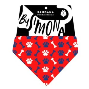 Bandana Roja Patas By Simona