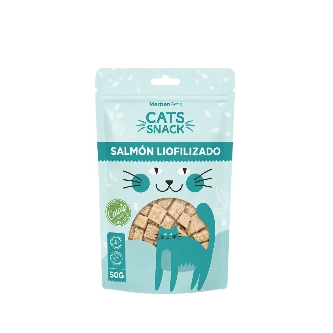 Salmón Liofilizado Con Catnip Cat Snack Salmón Liofilizado Con Catnip Cat Snack
